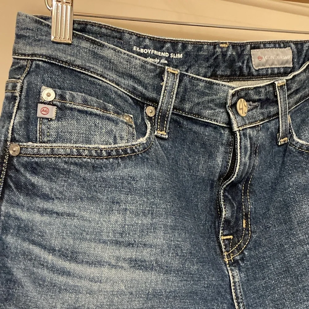 AG ex-boyfriend slouchy slim jeans size 26 - Picture 2 of 9